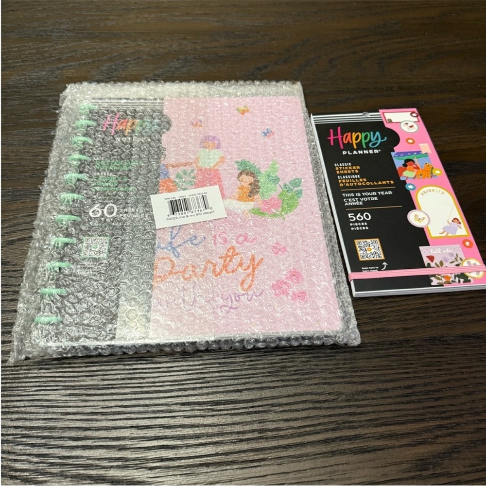 Happy Planner Squad Goals Big Notebook and Sticker | NWT - Picture 7 of 9